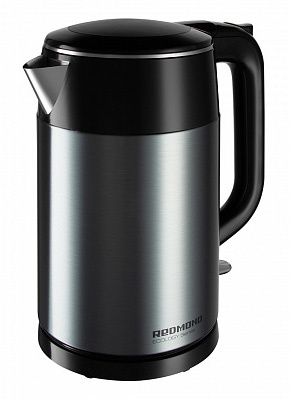 Чайник электрический Redmond RK-M1551 1.7л. 1800Вт голубой/серый корпус: металл