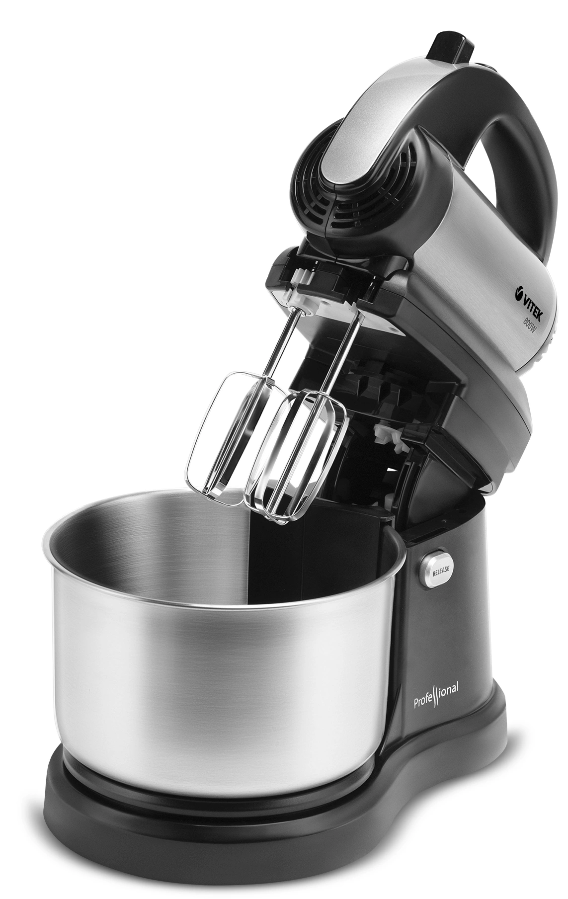 Миксер стационарный Vitek VT-1418 ST 800Вт черный/стальной