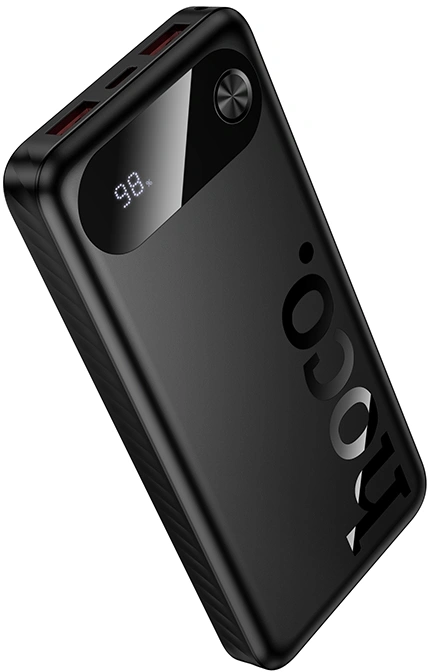 Мобильный аккумулятор Hoco J154 10000mAh QC3.0/PD3.0 22.5W 3A 2xUSB-A/USB-C черный (60747)