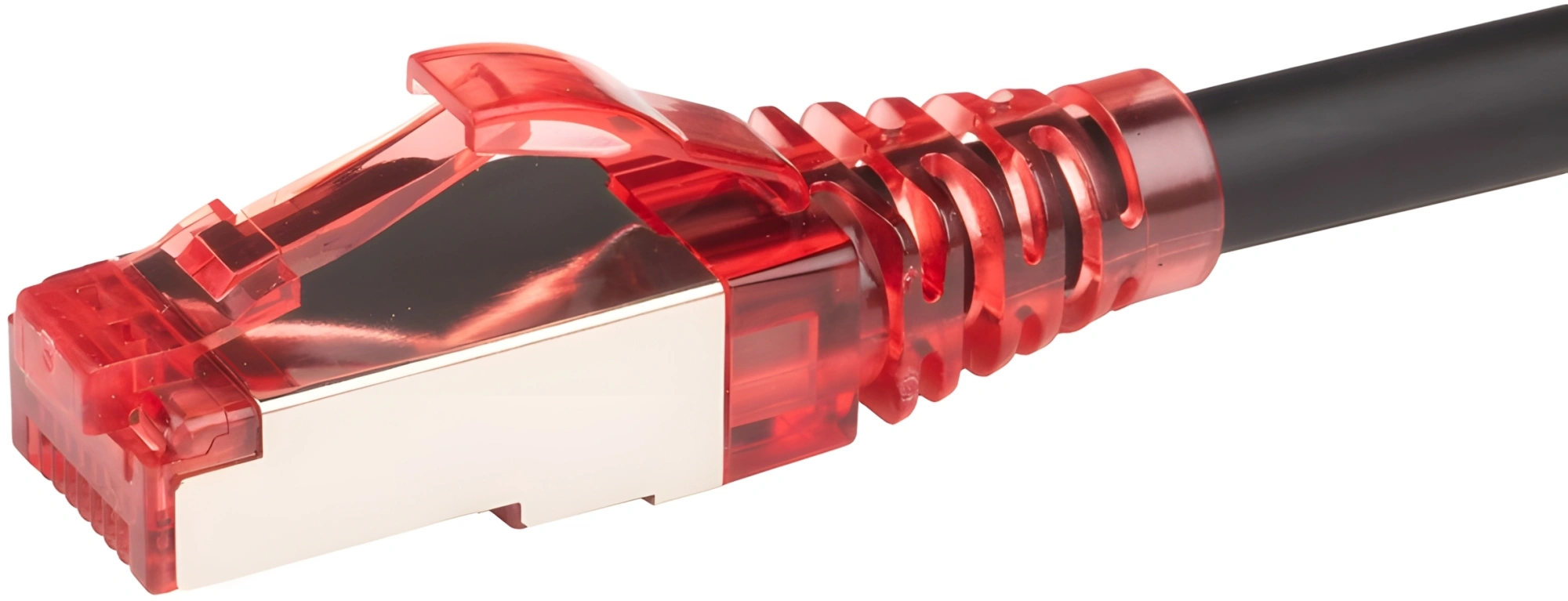 Патч-корд Hyperline PC-LPM-STP-RJ45-RJ45-C5e-5M-LSZH-BK F/UTP RJ-45 вил.-вилка RJ-45 кат.5E 5м черный LSZH 26AWG