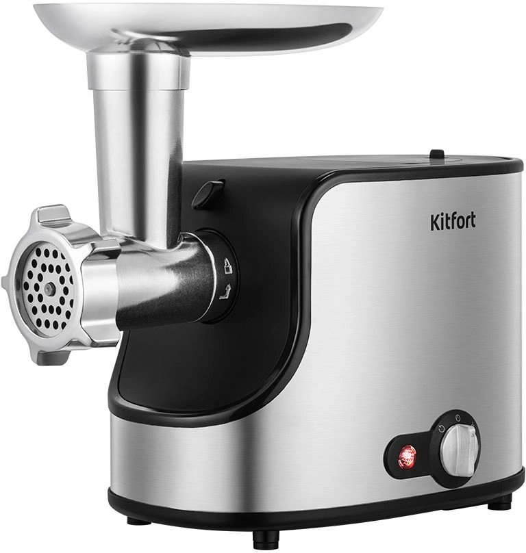 Мясорубка Kitfort КТ-2133 1360Вт нержавеющая сталь/черный