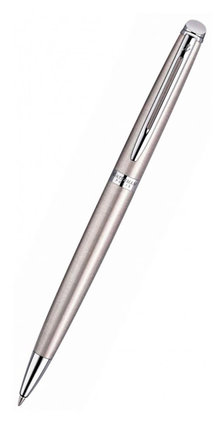 Ручка шариков. Waterman Hemisphere (S0920470) Steel CT M син. черн. подар.кор.