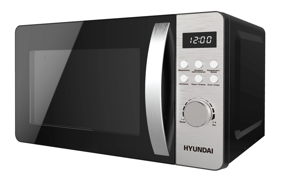 Микроволновая Печь Hyundai HYM-D2071 20л. 700Вт черный/серебристый