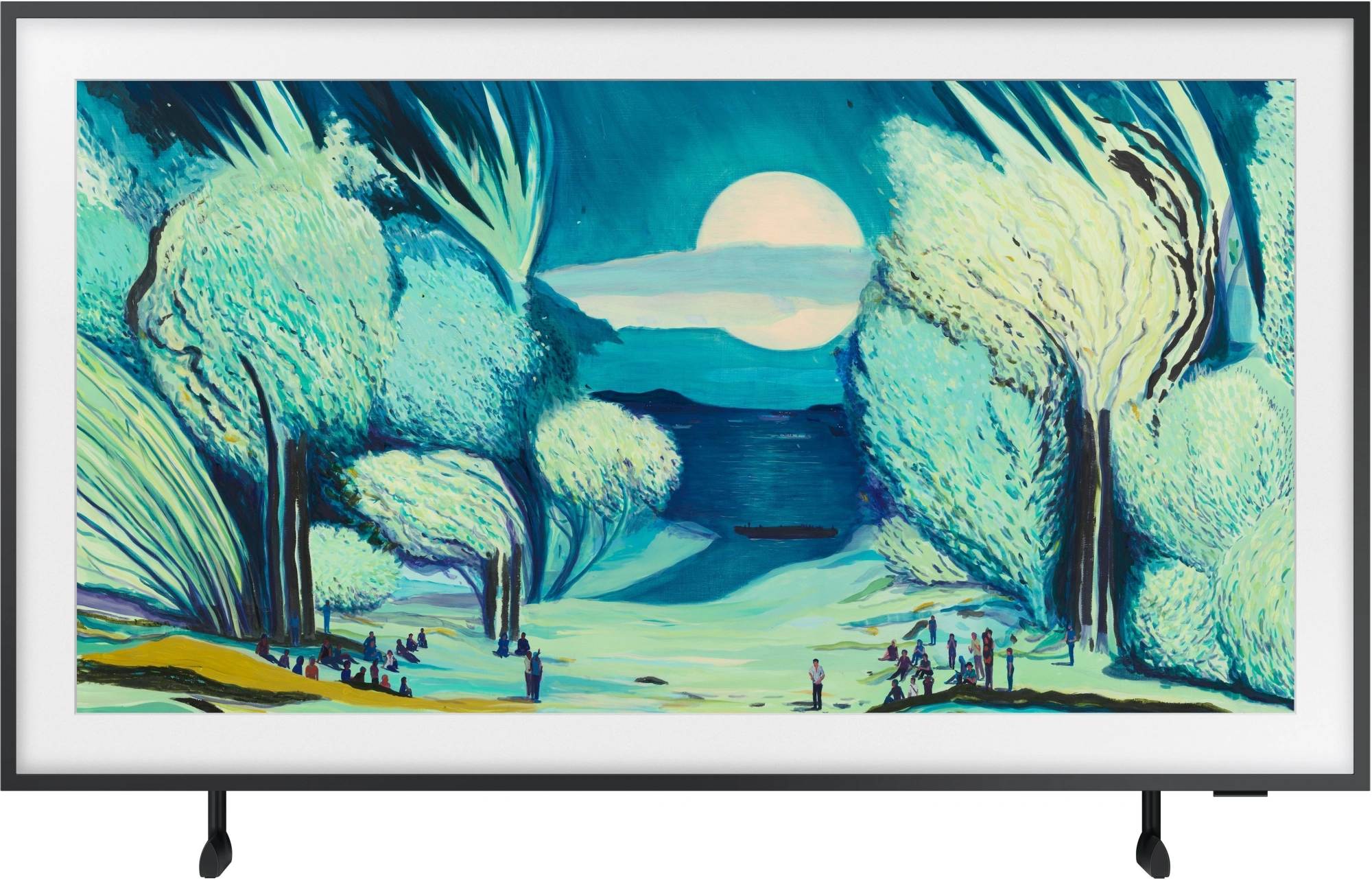 Телевизор QLED Samsung 43" QE43LS03FAUXRU The Frame черный 4K Ultra HD 60Hz DVB-T2 DVB-C DVB-S2 USB WiFi Smart TV