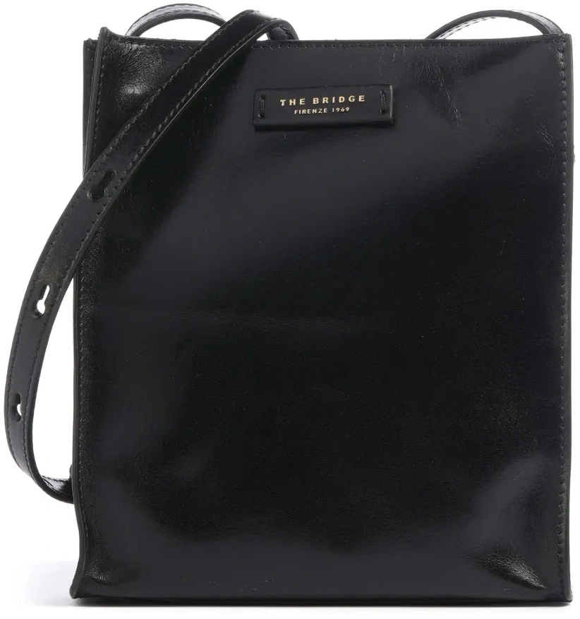 Сумка кросс-боди женская The Bridge Mirra 04160501/30 черная натур.кожа