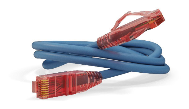 Патч-корд Hyperline PC-LPM-UTP-RJ45-RJ45-C5e-0.5M-LSZH-BL UTP RJ-45 вил.-вилка RJ-45 кат.5E 0.5м синий LSZH (уп.:1шт)