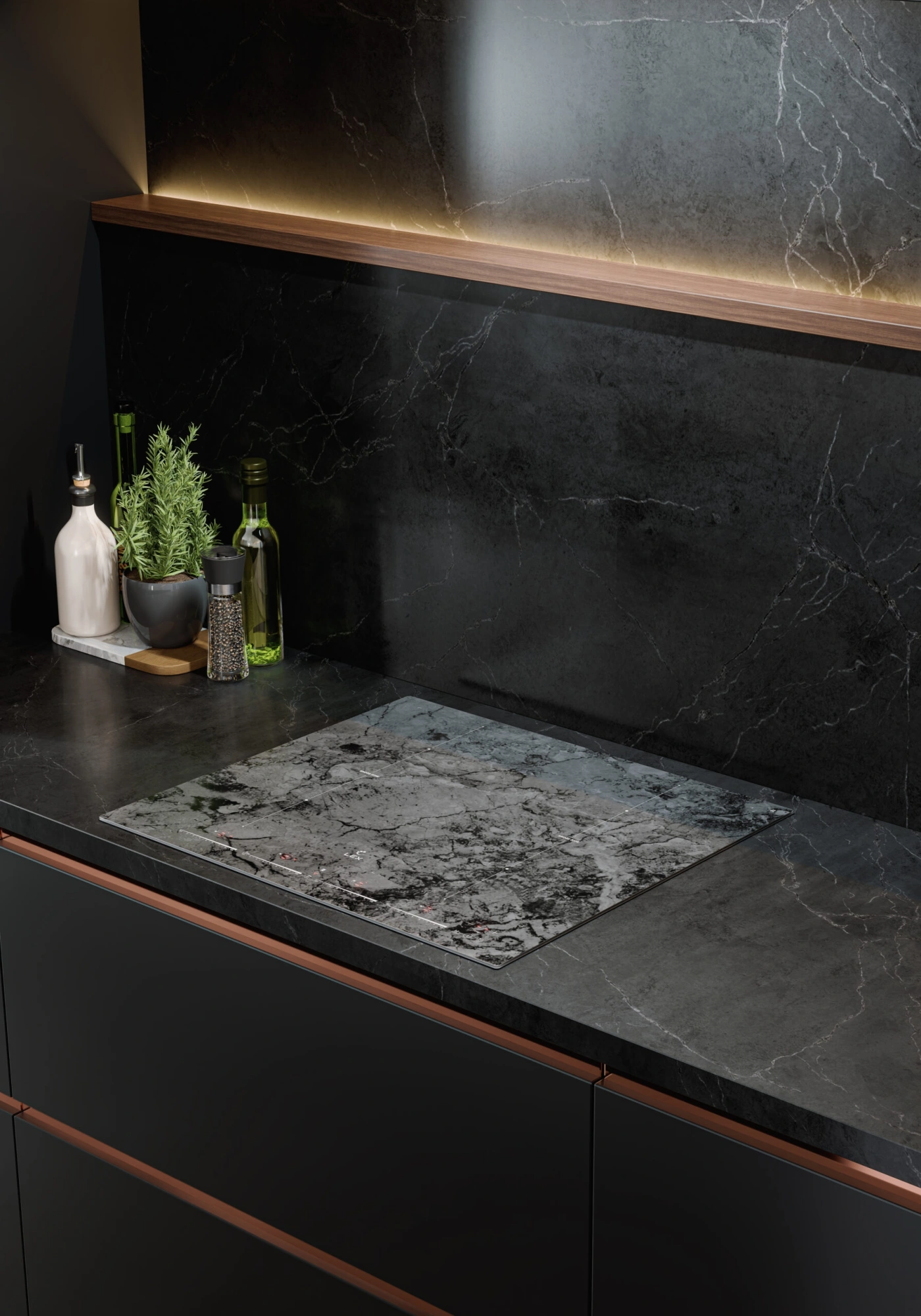 Индукционная варочная поверхность Lex EVI 640-1 F I DS серый