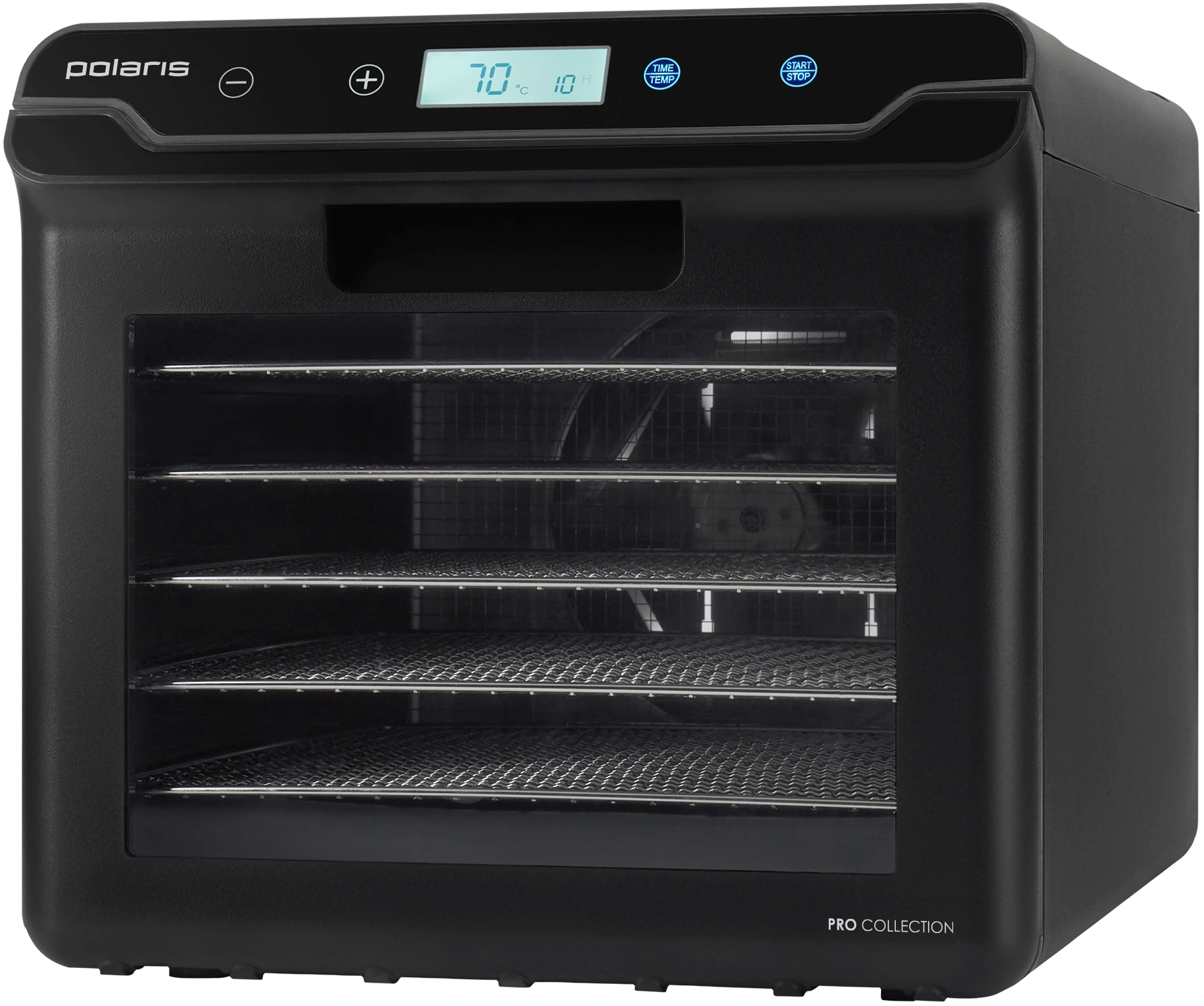 Сушка для фруктов и овощей Polaris PFD 2402H Pro 19под. 500Вт черный