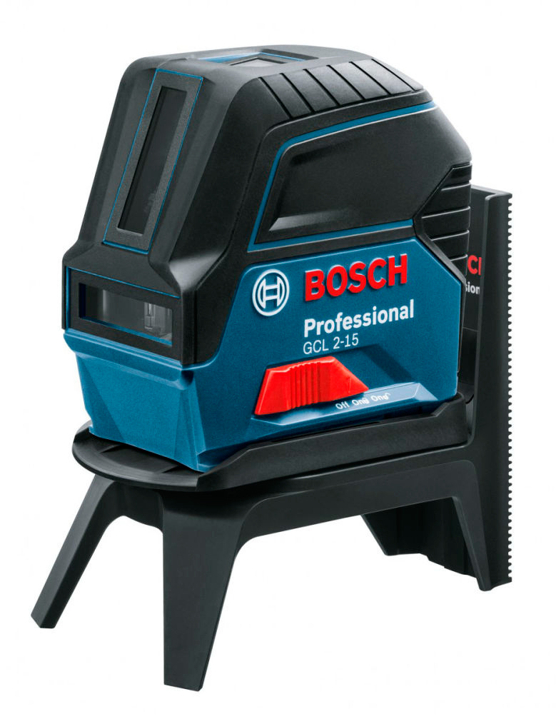 Нивелир лазерн. Bosch GCL 2-15 + RM1 + BM3 clip 2кл.лаз. 650нм цв.луч. красный (0601066E02)