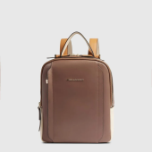 Рюкзак женский Piquadro Circle CA5566W92/MBE коричневый/бежевый кожа