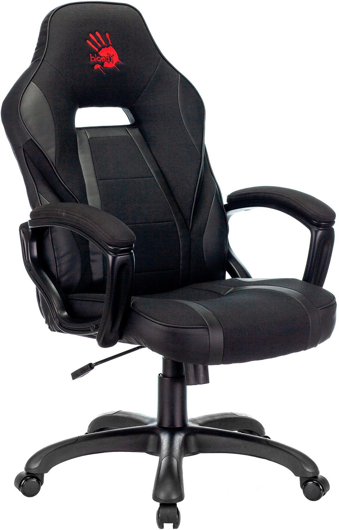 Кресло игровое A4Tech Bloody GC-370 черный ткань/эко.кожа крестов.