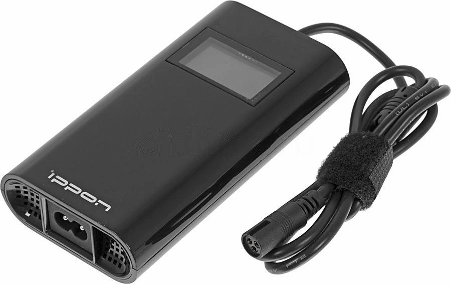 Блок питания Ippon D65U автоматический 65W 15V-19.5V 11-коннект. 3.5A от бытовой электросети LСD индикатор