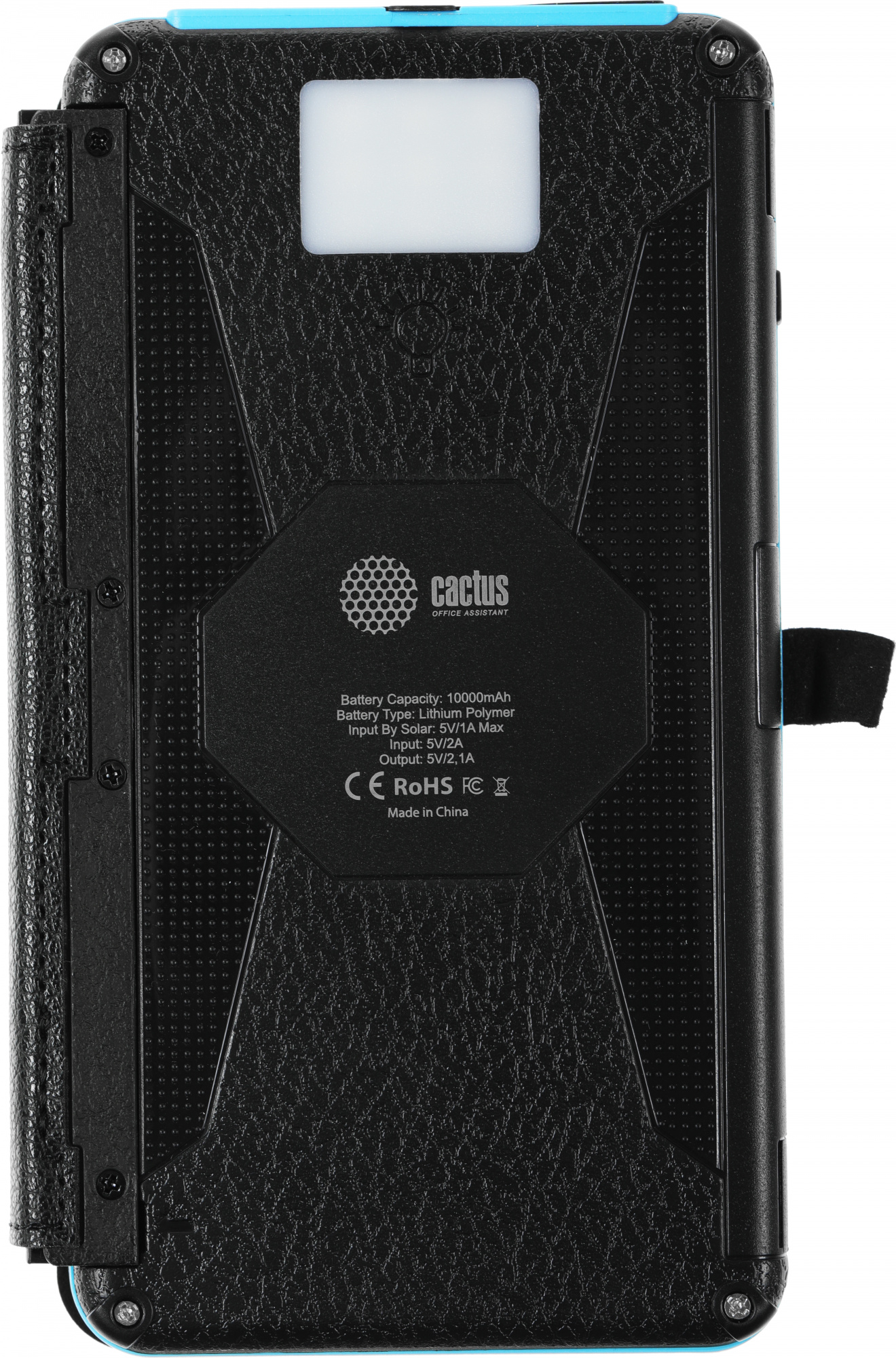 Мобильный аккумулятор Cactus CS-PBFSPT-10000 10000mAh 2.1A 2xUSB-A черный