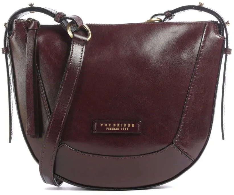 Сумка женская The Bridge Fedora 04320501/YF бургунди натур.кожа