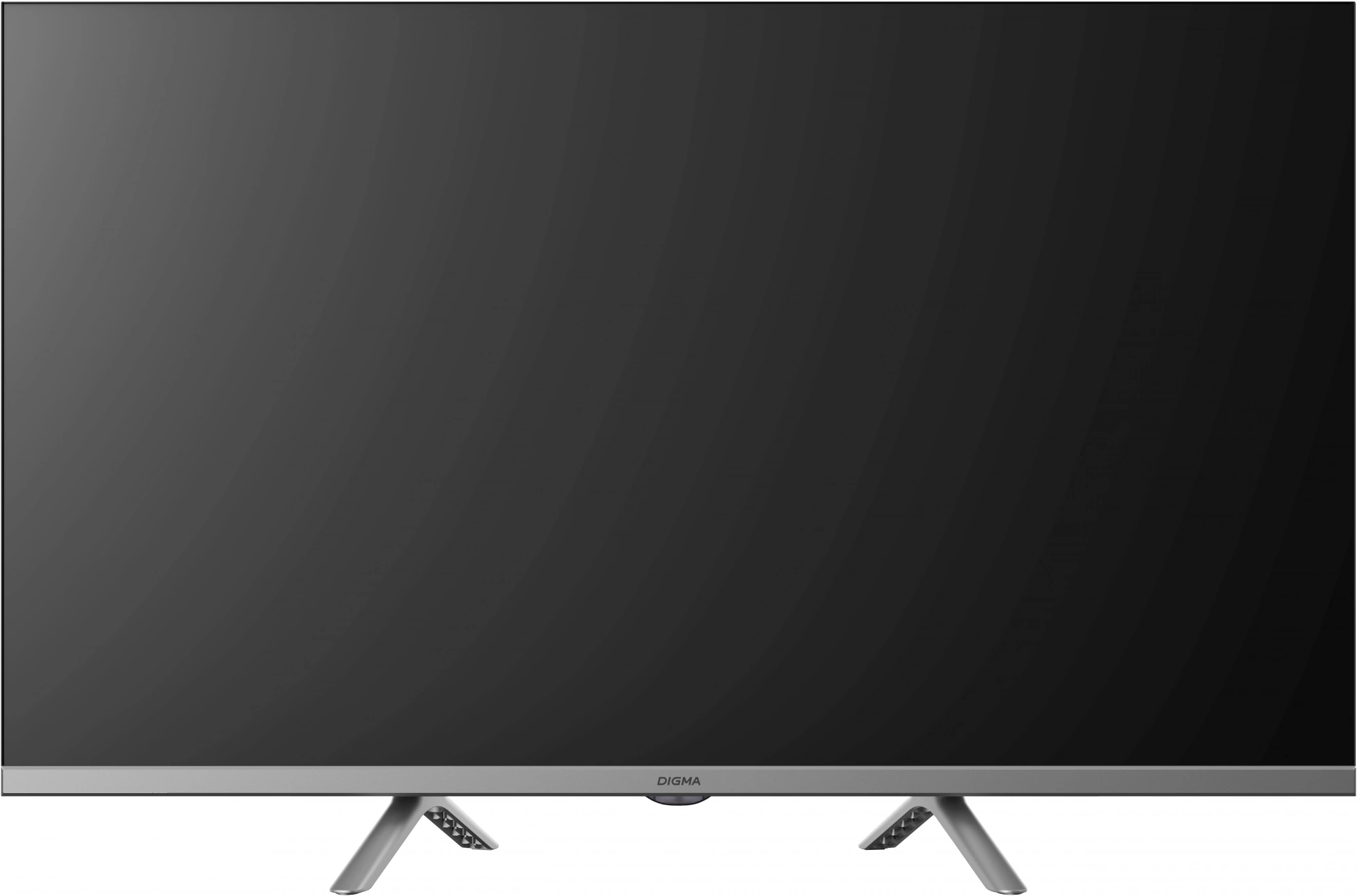 Телевизор LED Digma 32" DM-LED32SBB39 Android TV Frameless Metal темно-серебристый/серебристый HD 60Hz DVB-T DVB-T2 DVB-C DVB-S DVB-S2 USB WiFi Smart TV