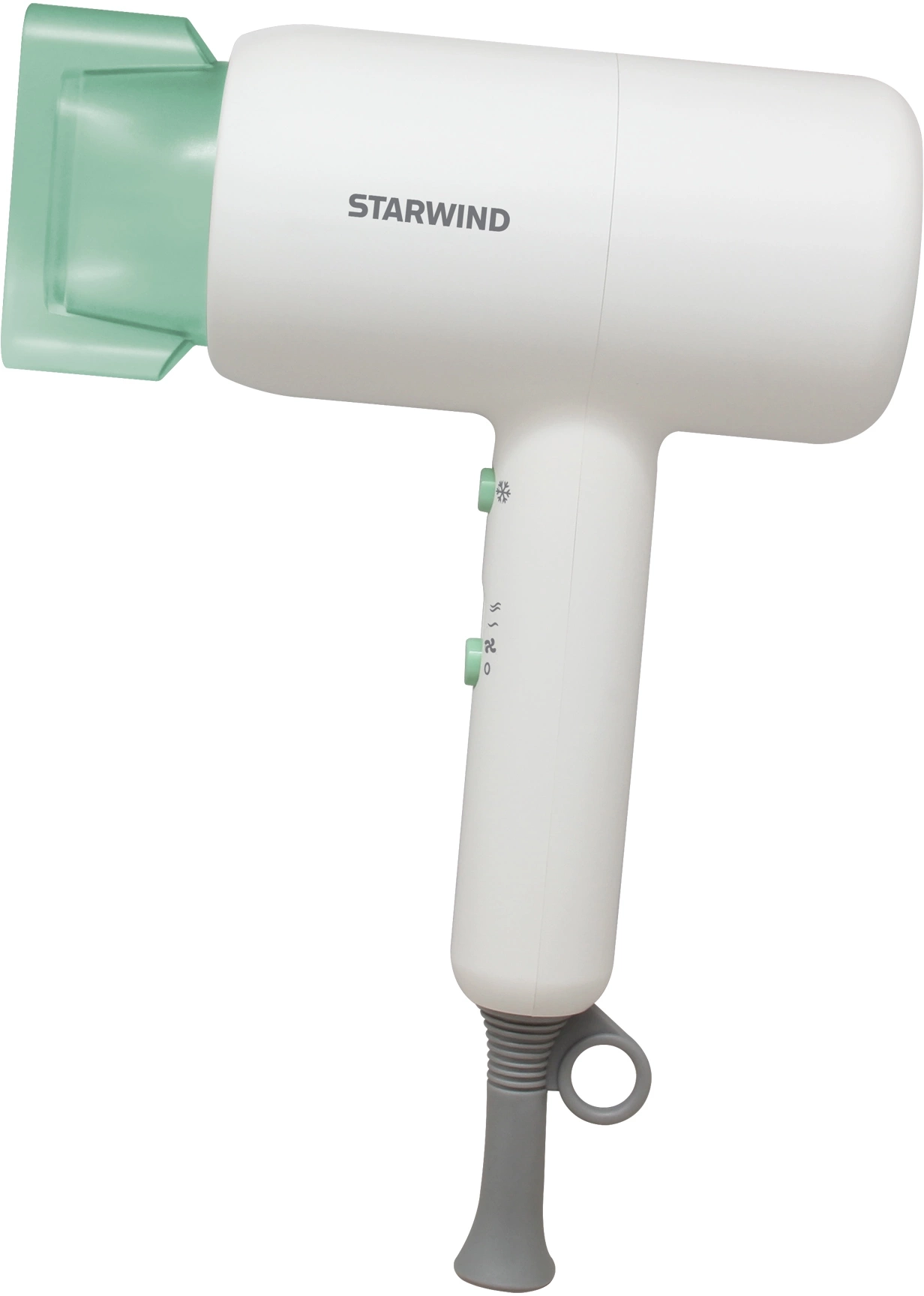 Фен Starwind SHD 6065 1800Вт белый/зеленый