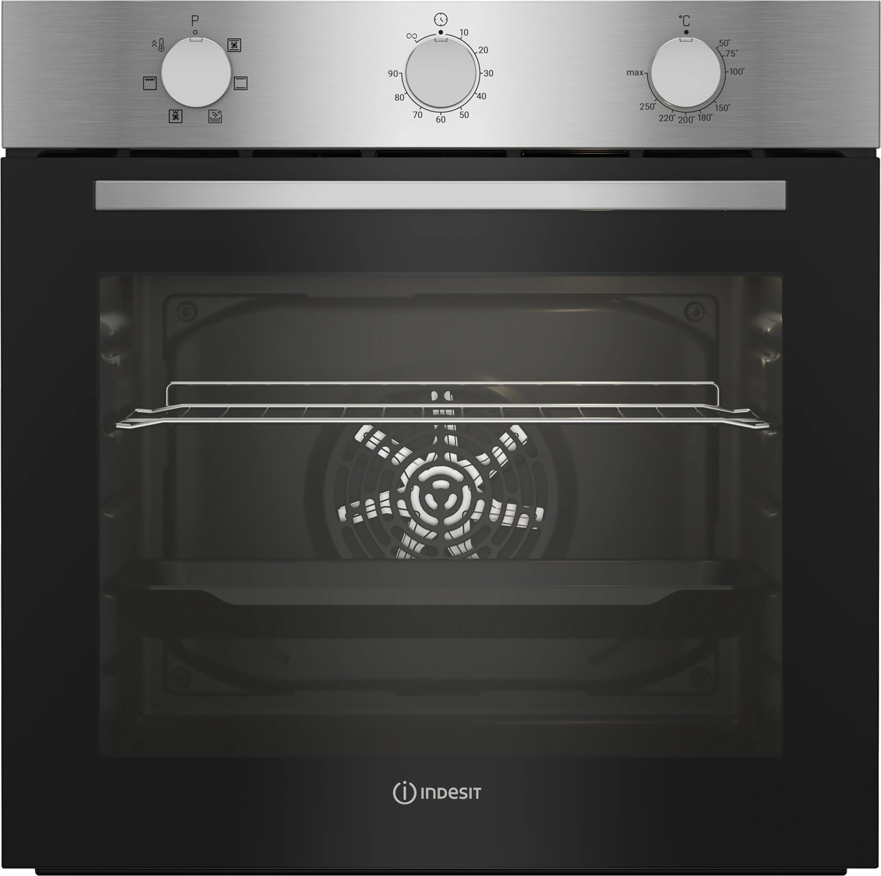 Духовой шкаф Электрический Indesit IBFTE 3634 IX нержавеющая сталь/серебристый