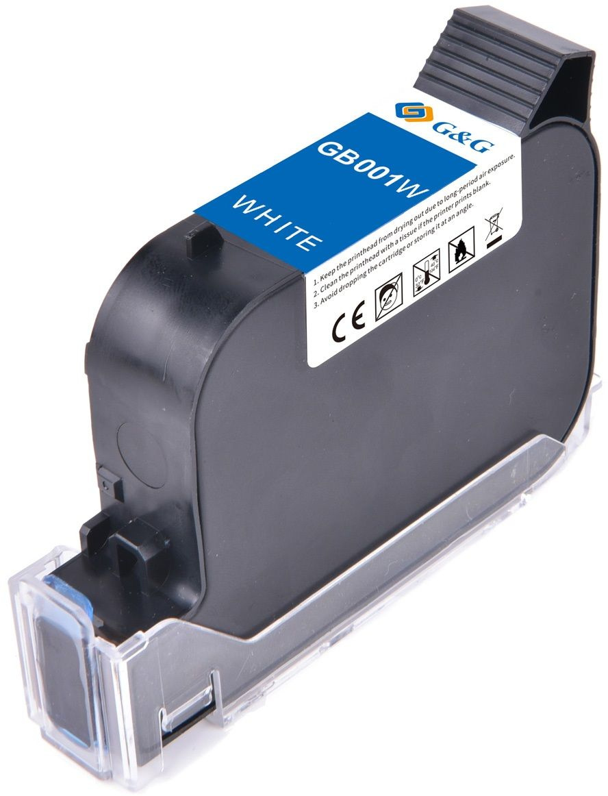 Картридж струйный G&G GB-001White белый сотве. (42мл) для G&G GG-HH1001B без чипа