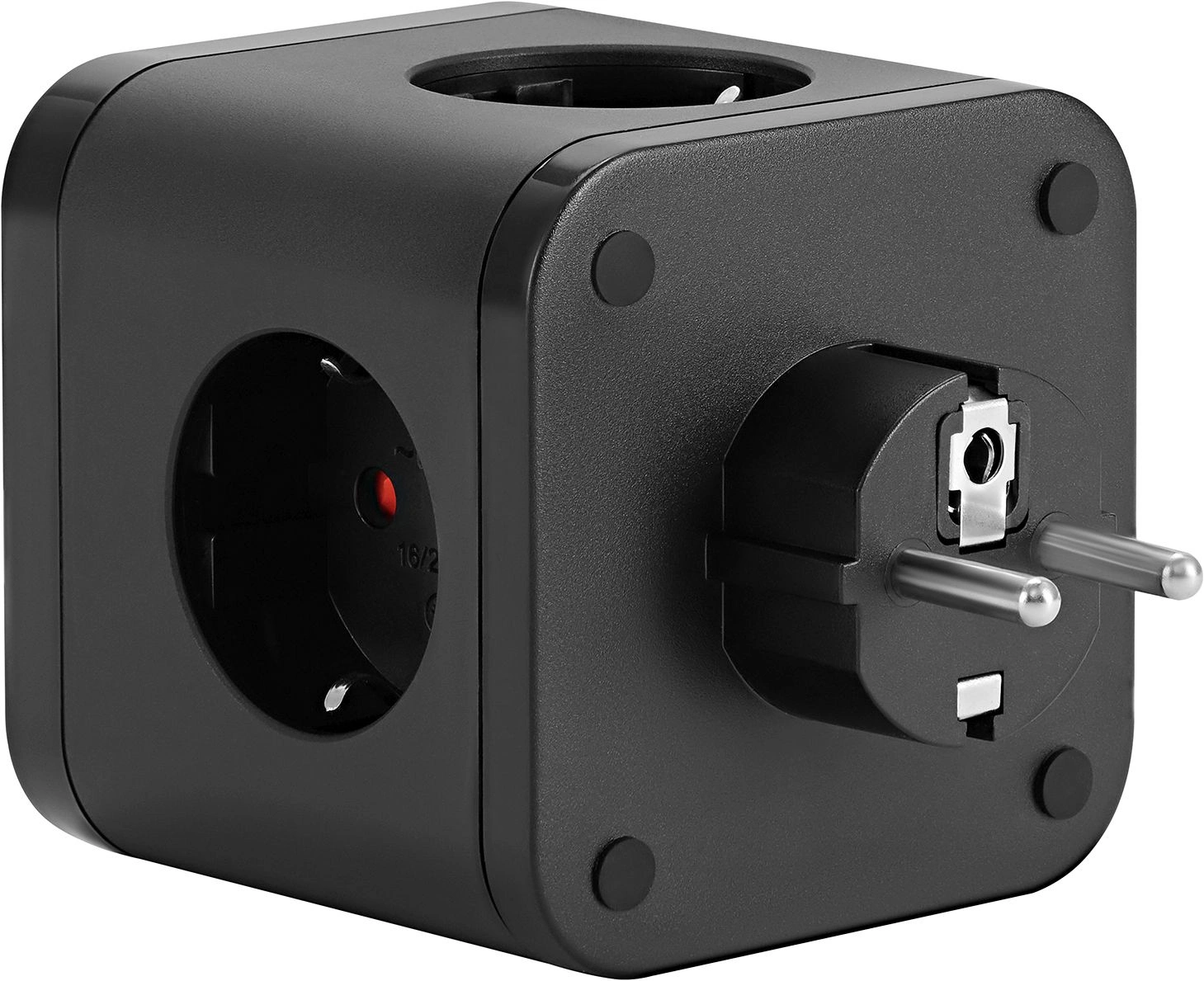 Сетевой разветвитель Buro BU-PW3UC-Plus-B (3 розетки) черный (коробка)
