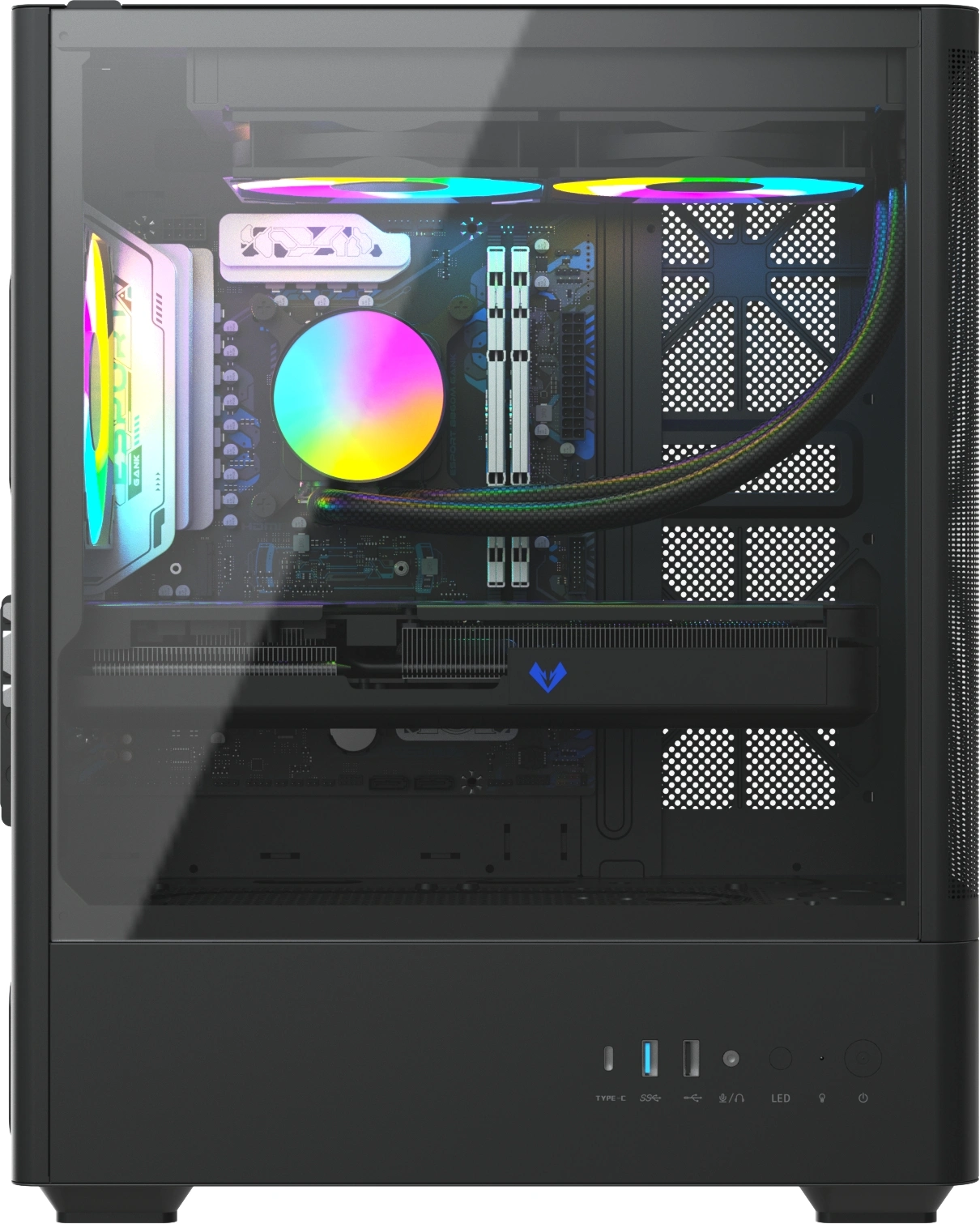 ПК Teclast G03 Core Ultra 7 265KF (3.9) 32Gb SSD1Tb RTX5070 12Gb Windows 11 Pro GbitEth WiFi BT 750W черный (G03 265KF32G1T5070BKRU)