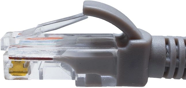 Патч-корд Suprlan 10-0143 UTP RJ-45 вил.-вилка RJ-45 кат.5E 2м серый LSZH 24AWG