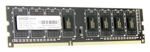 Память DDR3 4GB 1600MHz AMD R534G1601U1S-UO OEM PC3-12800 CL11 DIMM 240-pin 1.5В OEM