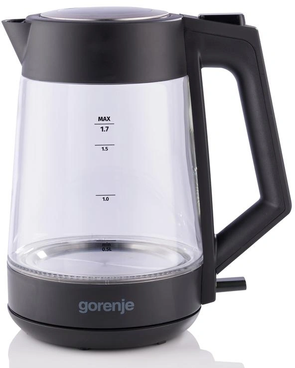 Чайник электрический Gorenje K17OGP 1.7л. черный корпус: стекло