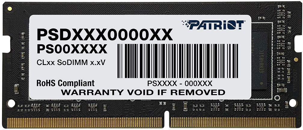 Память DDR4 16GB 3200MHz Patriot PSD416G320081S Signature RTL PC4-25600 CL22 SO-DIMM 260-pin 1.2В single rank Ret