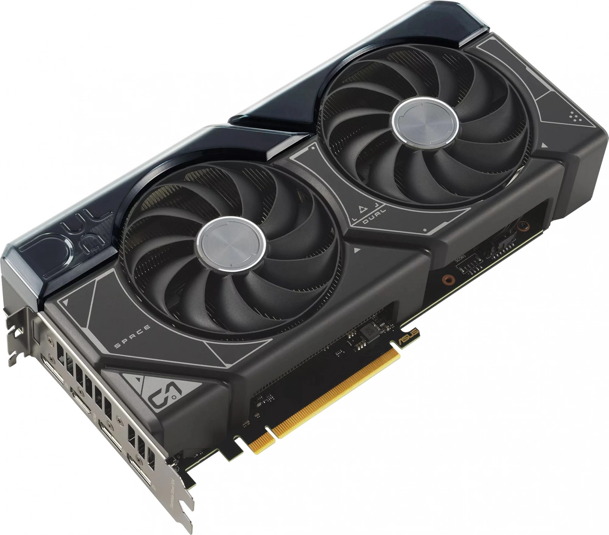 Видеокарта Asus PCI-E 4.0 DUAL-RTX4070TIS-O16G NVIDIA GeForce RTX 4070TI Super 16Gb 256bit GDDR6X 2625/21000 HDMIx1 DPx3 HDCP Ret