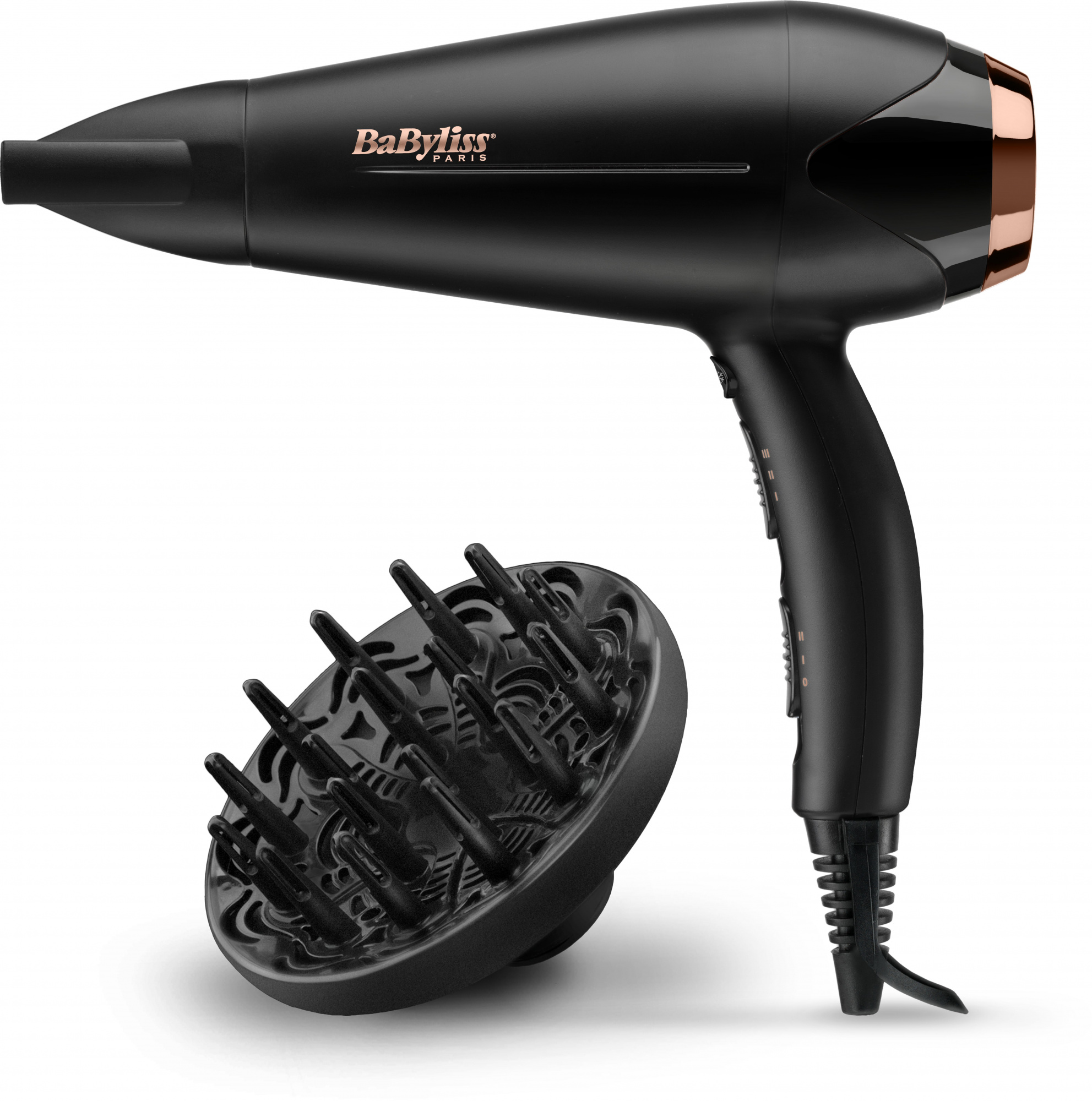 Фен Babyliss D570DE 2200Вт черный/золотистый