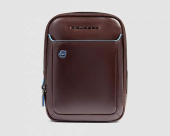 Сумка кросс-боди мужская Piquadro Blue Square CA6811B2/MO коричневая натур.кожа