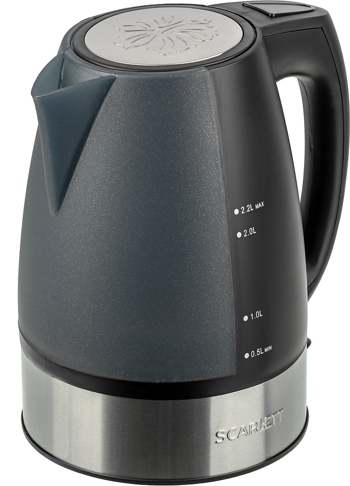Чайник электрический Scarlett SC-1020 2.2л. 2200Вт черный корпус: пластик