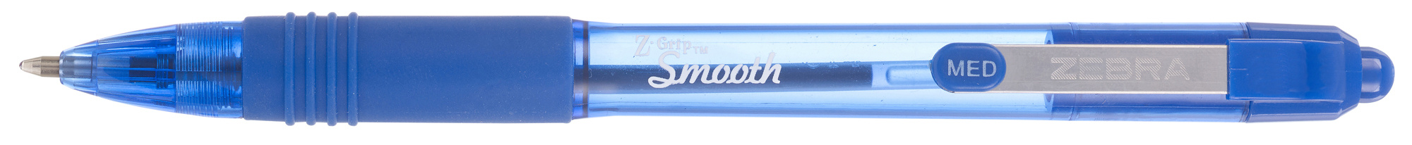 Ручка шариков. автоматическая Zebra Z-grip Smooth (22562) синий d=1мм син. черн. резин. манжета