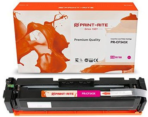 Картридж лазерный Print-Rite TFHB35MPU1J PR-CF543X CF543X пурпурный (2500стр.) для HP LJ M254dw/M280nw/M281fdn Canon MF642Cdw/MF641Cw/MF643Cdw/MF644Cdw/LBP621Cw/LBP622Cdw/LBP623Cdw