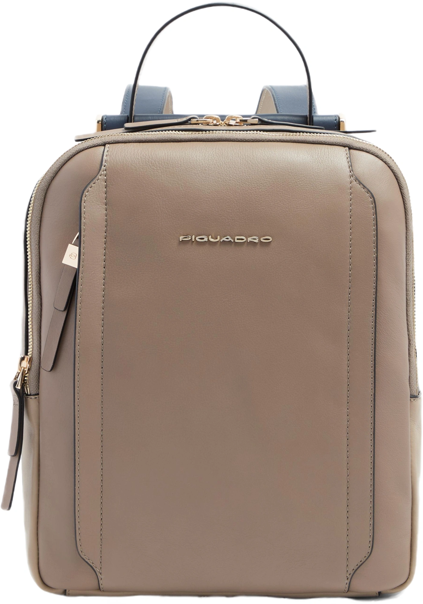 Рюкзак женский Piquadro Circle CA5566W92/TOBLU бежевый/голубой натур.кожа