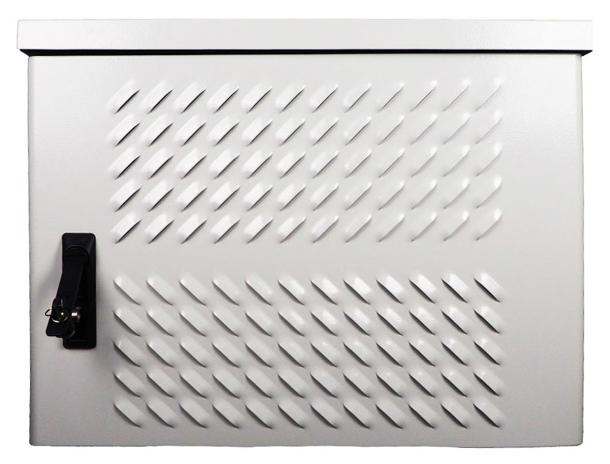 Шкаф коммутационный ЦМО (ШТВ-Н-12.6.5-4ААА-Т1) настенный 12U 600x530мм пер.дв.металл несъемн.бок.пан. 150кг серый 120град. уличный всепогодный с вентилятором с нагревателем укомплектованный