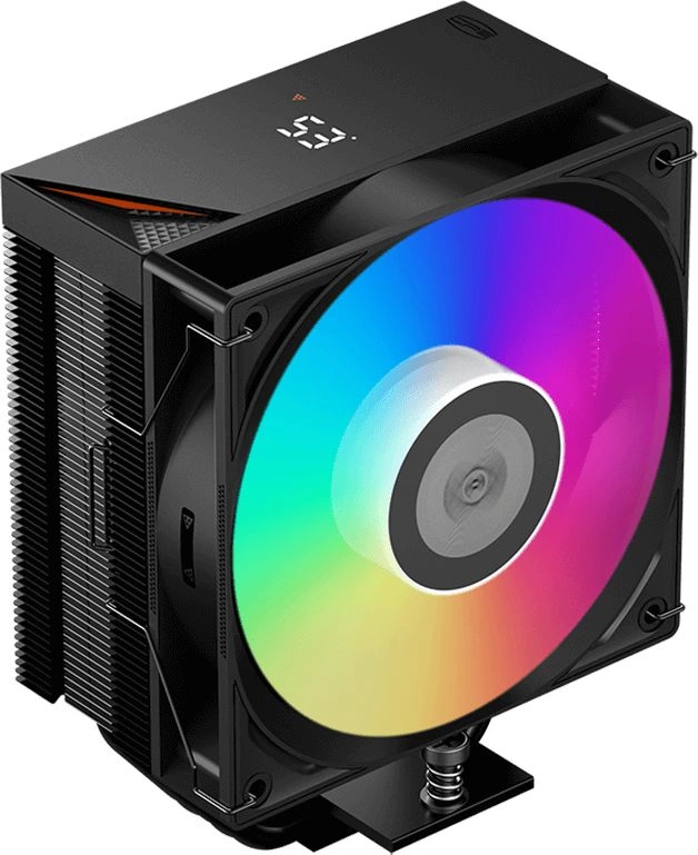 Устройство охлаждения(кулер) PcCooler RT500 Digital BK ARGB Soc-AM5/AM4/1200/1700/1851 черный 4-pin 34.9dB Al+Cu LCD 245W Ret (RT500-BKAWYL-GL)