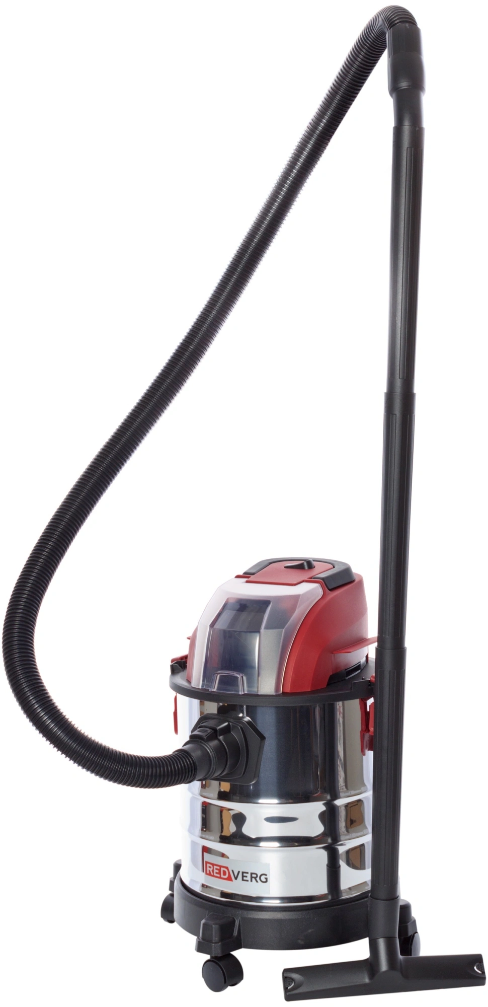 Строительный пылесос RedVerg RD-VC18/U 400Вт (уборка: сухая/сбор воды) черный