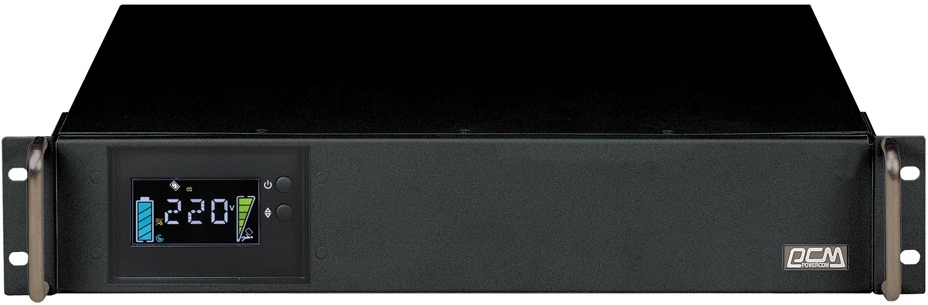 Источник бесперебойного питания Powercom King Pro RM KIN-1500AP LCD 1200Вт 1500ВА черный