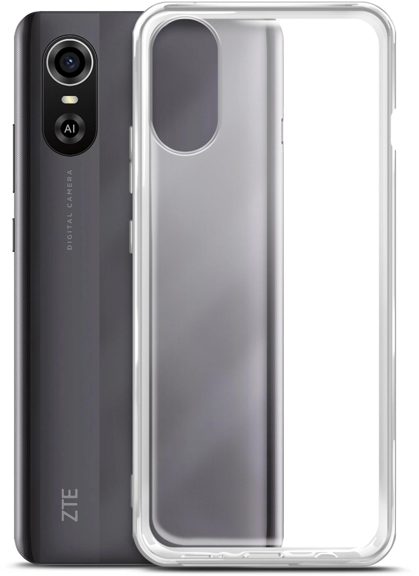 Чехол (клип-кейс) BoraSCO для ZTE Blade A31 Plus прозрачный (40857)