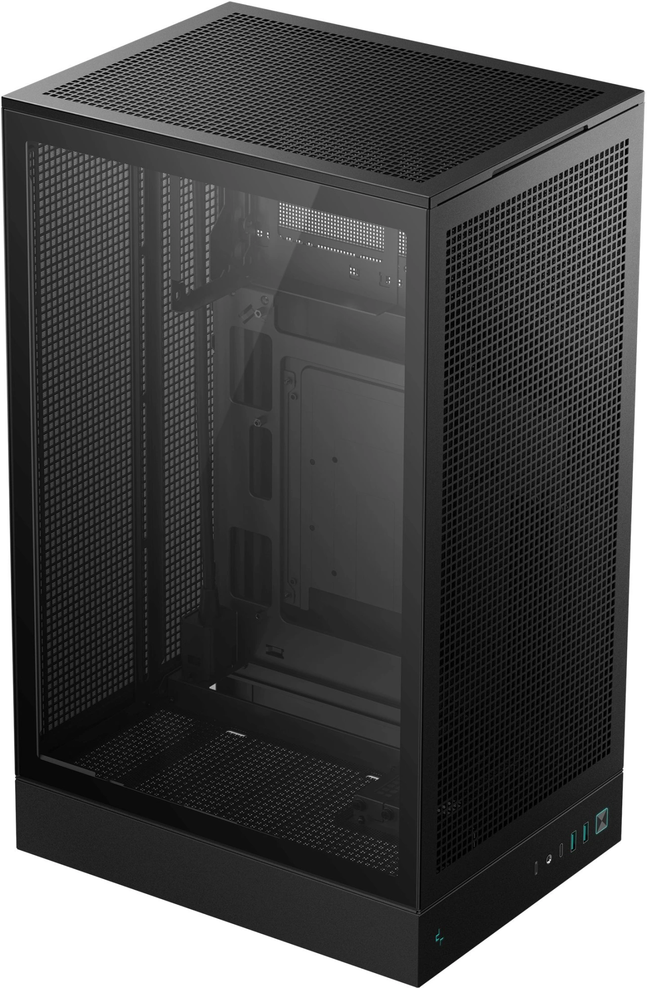 Корпус Deepcool CH270 черный без БП mATX 6x120mm 2x140mm 2xUSB3.0 audio bott PSU