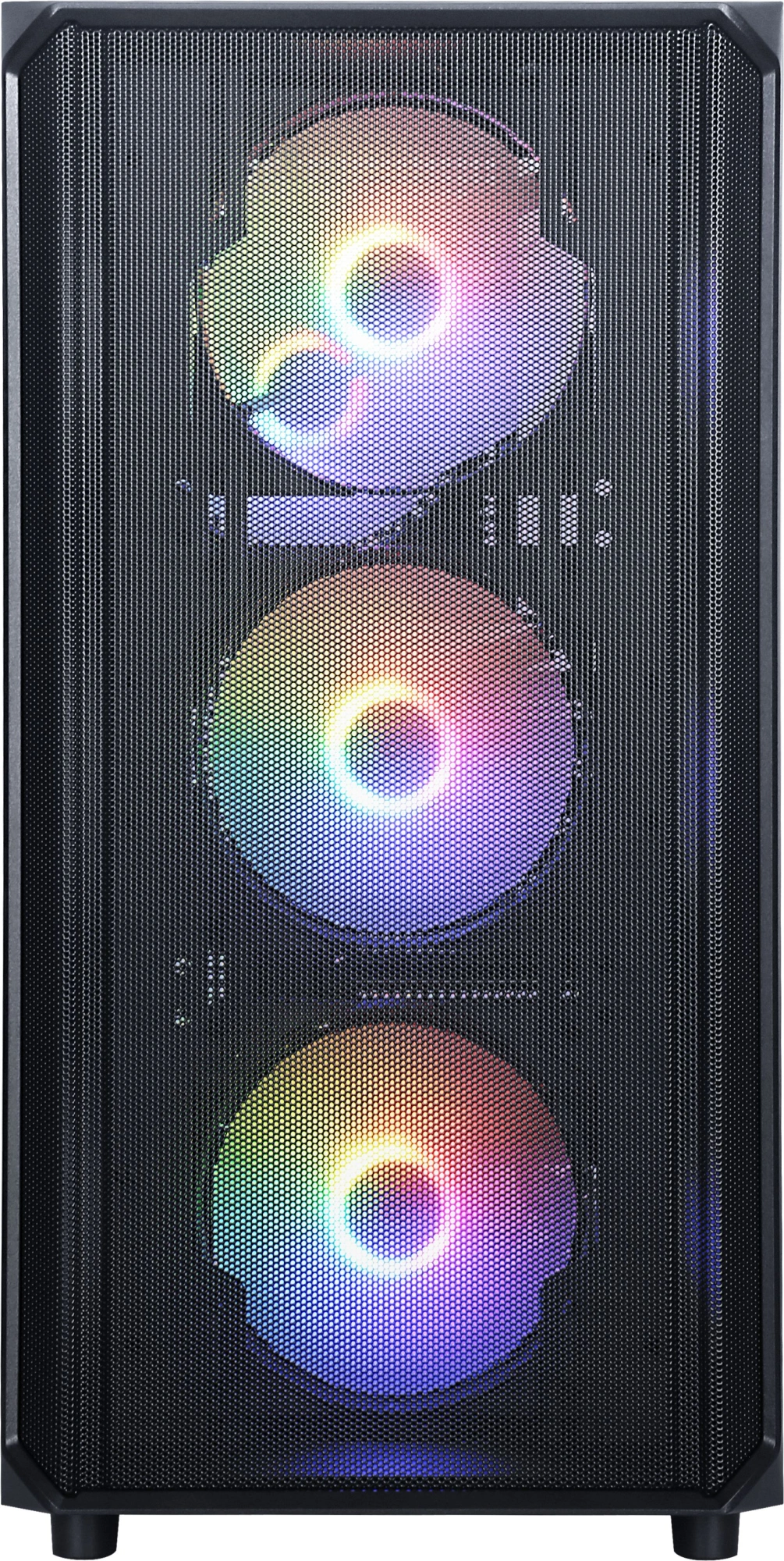 Корпус Accord 3602 черный без БП ATX 4x120mm 6x140mm 3x200mm 2xUSB3.0 audio bott PSU