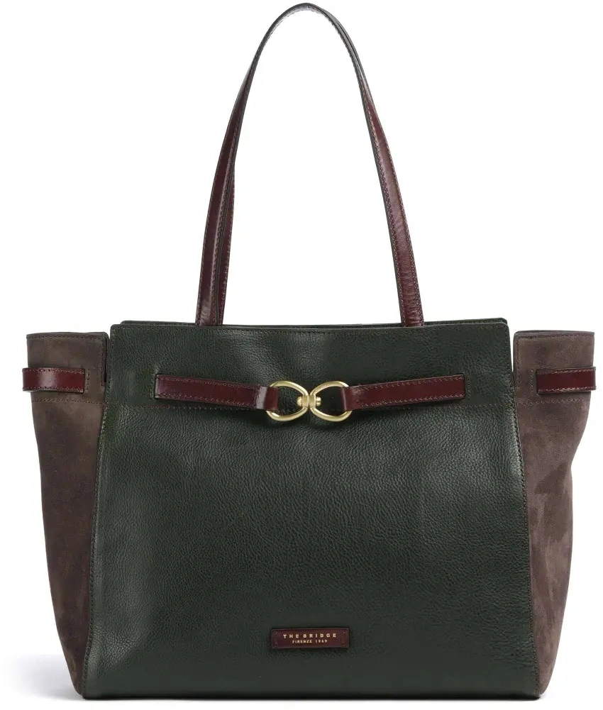 Сумка женская The Bridge Isotta Wow 0464350P/YW сливовая натур.кожа