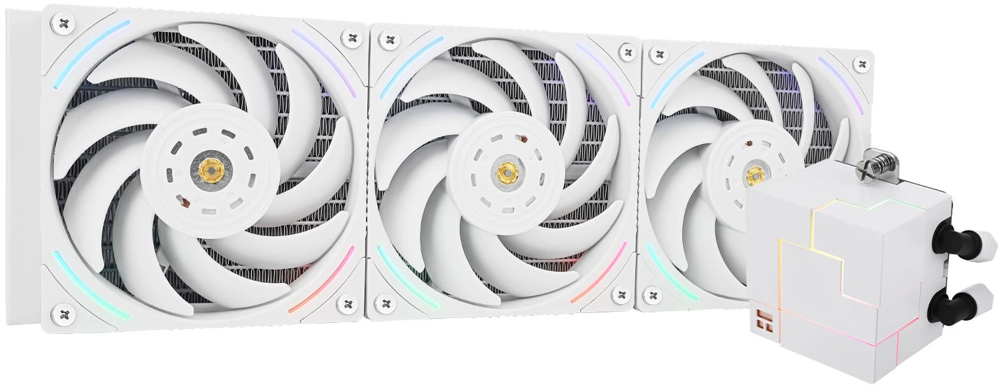 Система водяного охлаждения Thermalright Core Matrix 360 ARGB Soc-AM5/AM4/1151/1200/2066/1700 белый 4-pin 27dB Al Ret (C-MATRIX-360-WH)