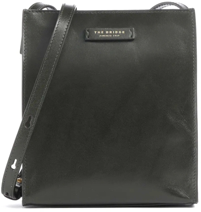 Сумка кросс-боди женская The Bridge Mirra 04160501/I2 темно-зеленая натур.кожа