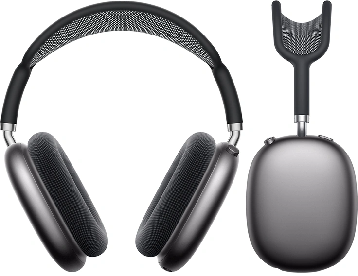 Наушники накладные Hoco W65 т.серый беспроводные bluetooth оголовье (50335)