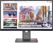 Монитор Lenovo 27" ThinkVision P27QD-40 черный IPS LED 4ms 16:9 HDMI матовая HAS Piv 1500:1 350cd 178гр/178гр 2560x1440 120Hz DP QHD USB 6.8кг