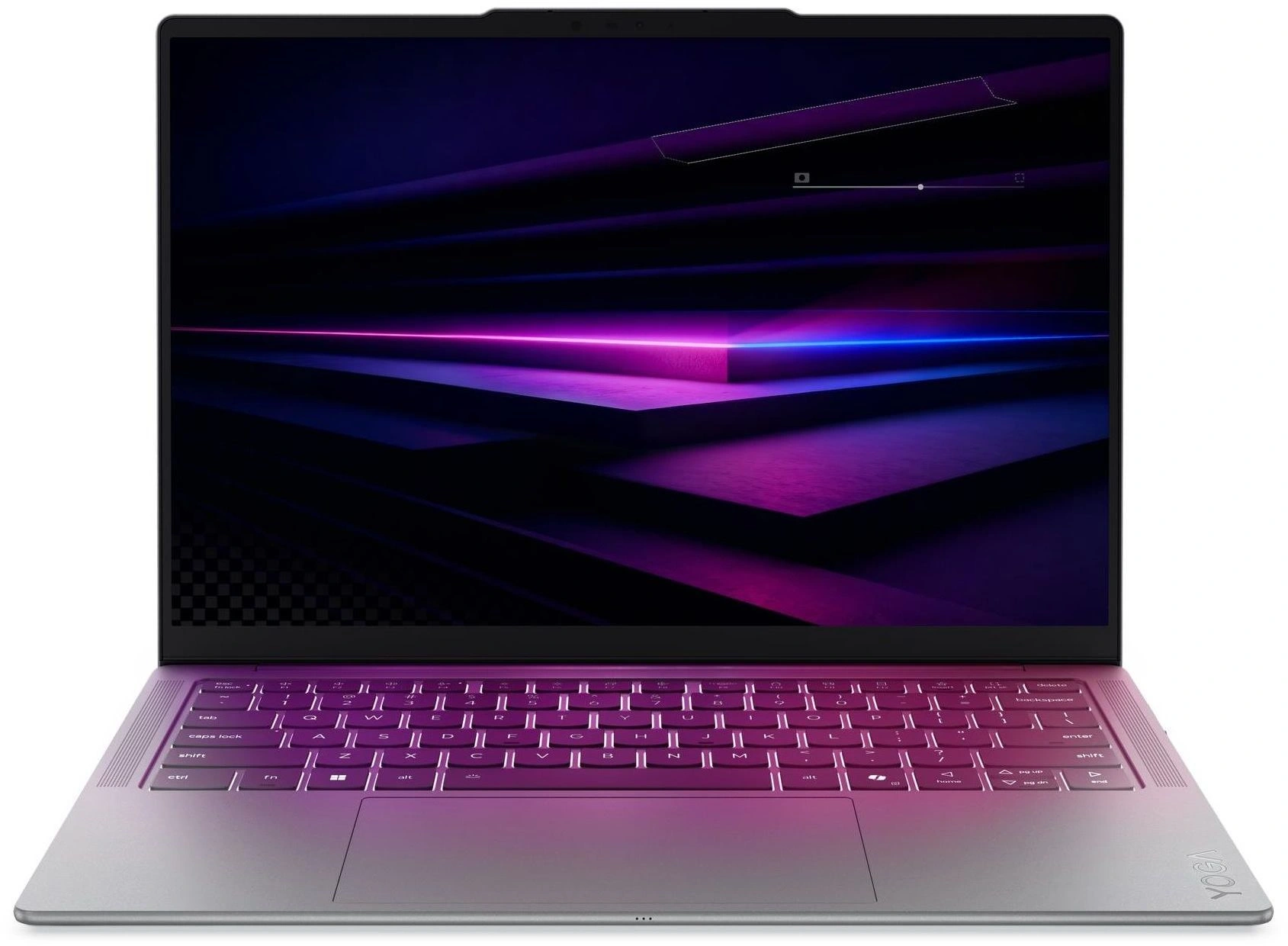Ноутбук Lenovo Yoga Slim7 14IPH11 Core Ultra 5 325 16Gb SSD512Gb Intel Graphics 14" OLED WUXGA (1920x1200) Windows 11 Home grey WiFi BT Cam (83QM003TRK)