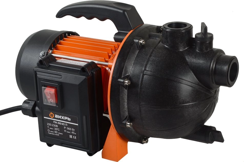 Насос садовый Вихрь ПН-60/45 П 900Вт 3600л/час центробежный (68/4/12)