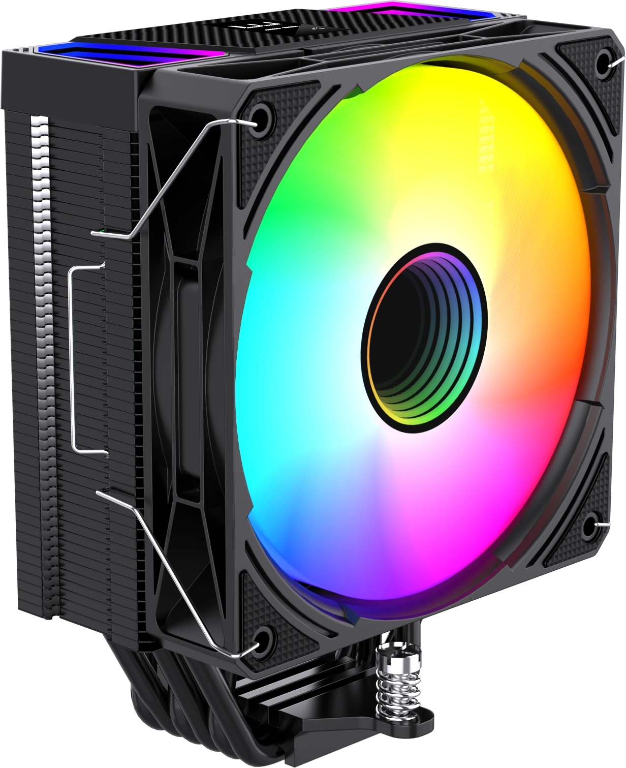 Устройство охлаждения(кулер) Bloody BD-AC220-ARGB1 ARGB Soc-AM5/AM4/1200/1700/1851 черный 4-pin 14-26dB Al+Cu LCD 220W 596gr Ret (BD-AC220-ARGB1-BK)